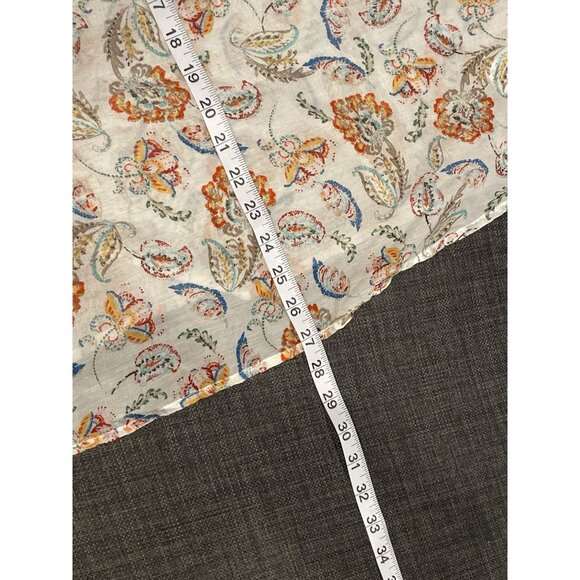 Beach By Beachlunchlounge Paisley Print Off-Shoulder Blouse Flared Sleeves Sz XS - Picture 11 of 11